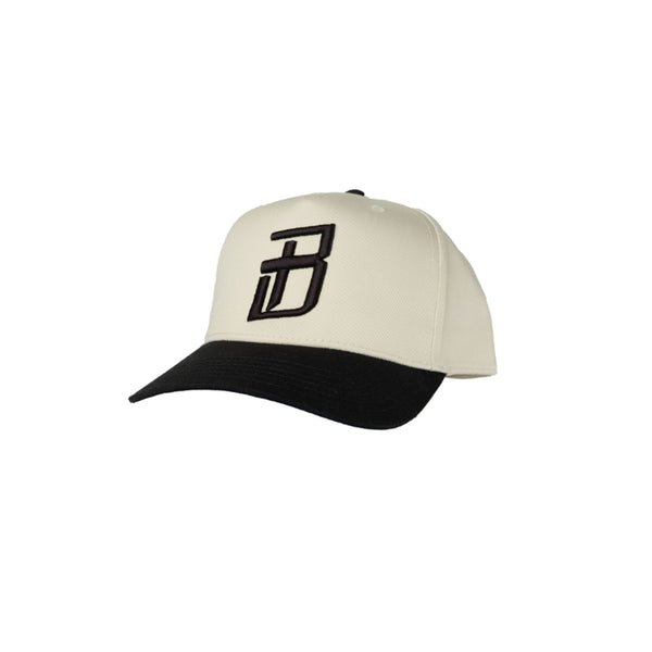 Jesus Over Baseball Logo Hat - Black and White