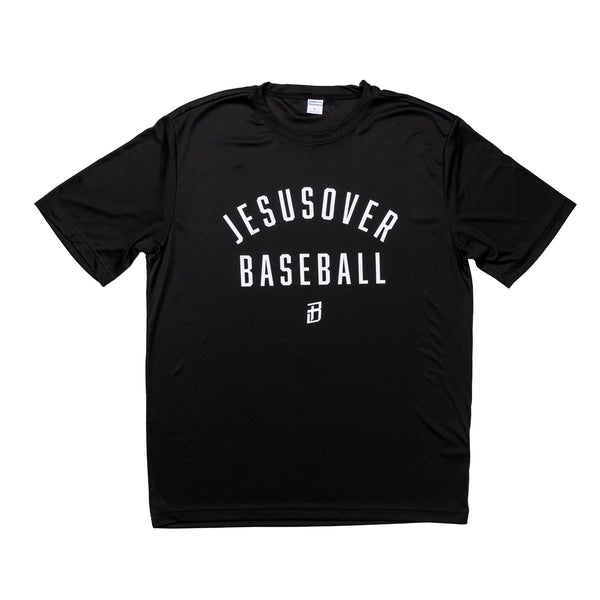 Jesus Over Baseball - Black
